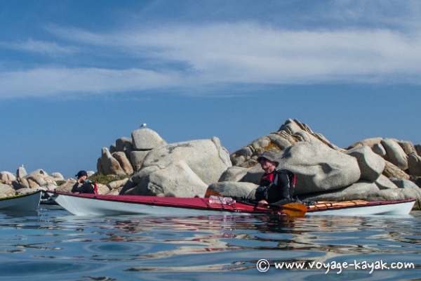 Kayak Lavezzi Kayak de mer Lavezzi