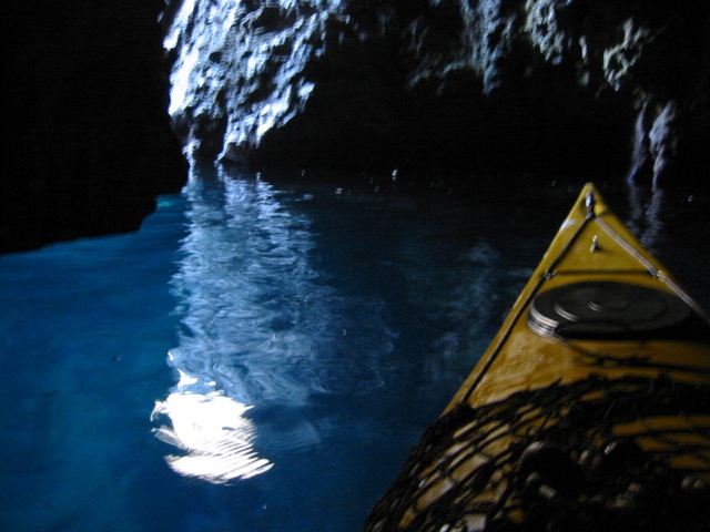 kayak grotte