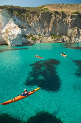 sea kayak Milos