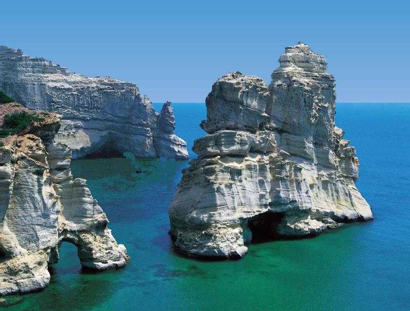 Grottes Milos Grottes marines Milos