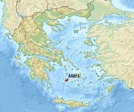 Carte de Milos Milos Map